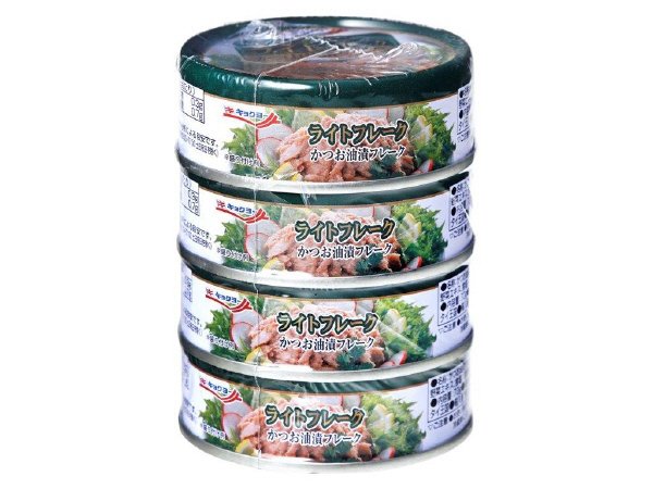 ライトフレークかつお油漬４P