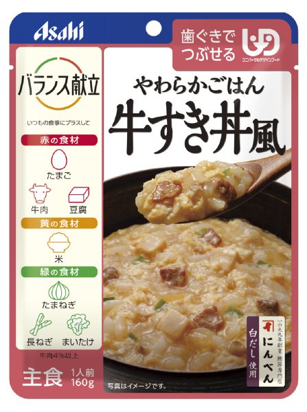 やわらかごはん　牛すき丼風