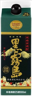 スリムパック黒霧島　２５％