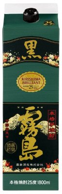 チューパック黒霧島　２５％