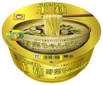 マルちゃん正麺　カップ　野菜ちゃんぽん
