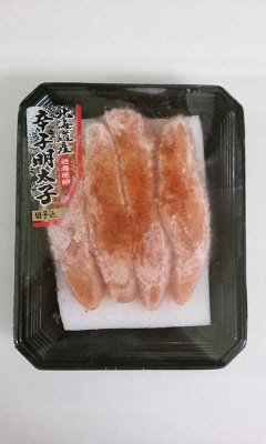 北海道近海産　辛子明太子（発色）