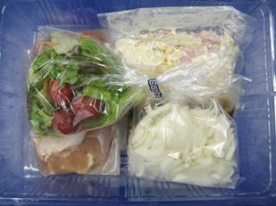 鶏竜田のきのこあん　３人前