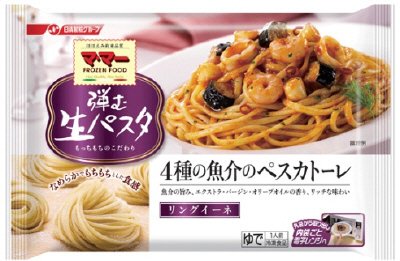 マ・マー弾む生パスタ　4種の魚介のペスカトーレ　リングイーネ(12秋)