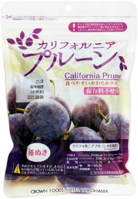 カリフォルニアプルーンチャック付