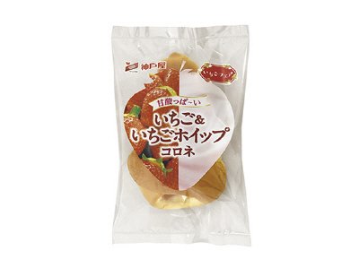 いちご＆いちごホイップコロネ