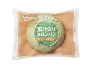 果汁入りメロンパン（クリーム＆ホイップ）