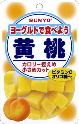 ヨーグルトで食べよう　黄桃