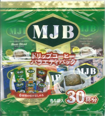 ＭＪＢ　ドリップコーヒー　バラエティパック　６種