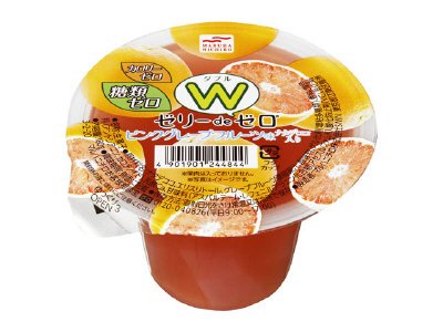 ゼリーｄｅゼロ　ダブル　ピンクグレープフルーツ味　ナタデココ入り