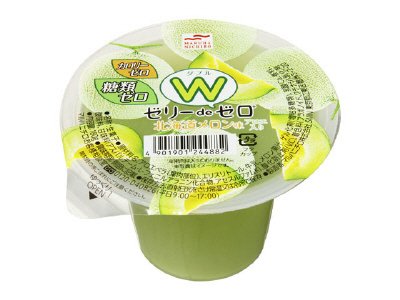 ゼリーｄｅゼロ　ダブル　北海道メロン味　アロエ入り