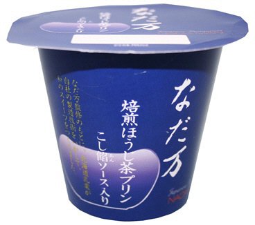 なだ万　焙煎ほうじ茶プリン　こし餡ソース入り