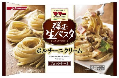 マ・マー弾む生パスタ　ポルチーニクリーム　フェットチーネ(14秋R)
