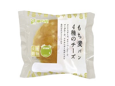 もち麦パン　４種のチーズ