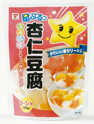 星ぷるっ杏仁豆腐