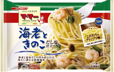 マ･マースパゲティ　海老ときのこのだし塩仕立て(12春R)