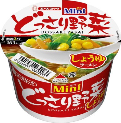 ミニどっさり野菜　しょうゆラーメン
