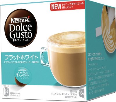 ネスカフェ　ドルチェ　グスト　専用カプセル　フラットホワイト　１６Ｐ