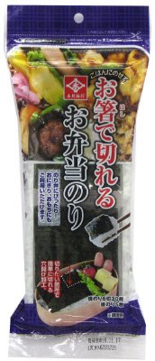 お箸で切れるお弁当のり