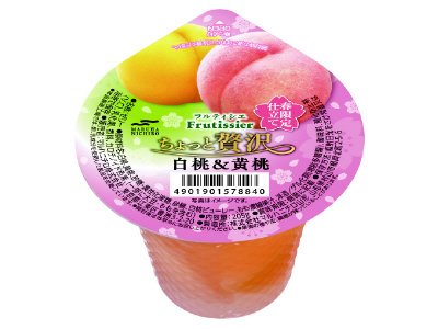 フルティシエ　ちょっと贅沢　白桃＆黄桃