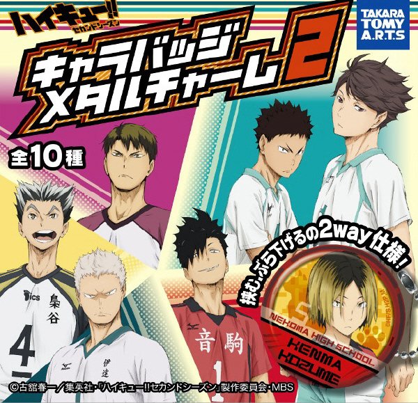 ハイキュー！！バッジチャーム２