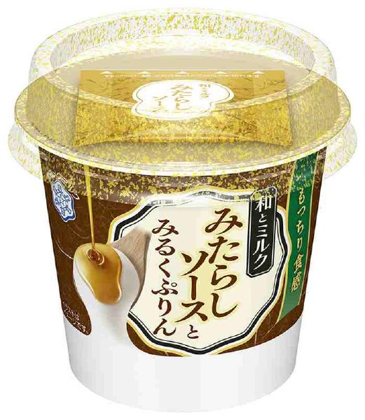 和とミルク　みたらしソースとみるくぷりん