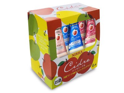 ニッカ　シードル3種　6本アソート