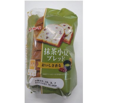 抹茶小豆ブレッド