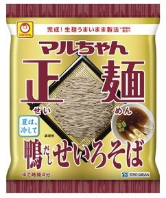 マルちゃん正麺　鴨だしせいろそば
