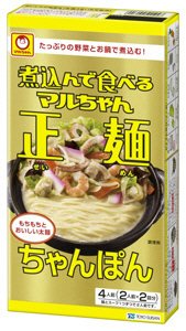 煮込んで食べるマルちゃん正麺　ちゃんぽん