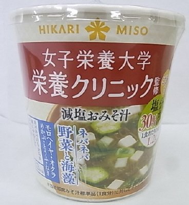 女子栄養大学栄養クリニック監修　カップみそ汁ネバネバ野菜と海藻