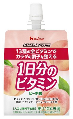 ＰＥＲＦＥＣＴ　ＶＩＴＡＭＩＮ　１日分のビタミンゼリー　ピーチ味　１８０ｇパウチ