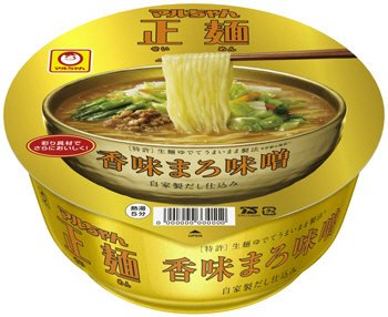 マルちゃん正麺　カップ　香味まろ味噌