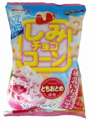 しみチョココーン　練乳いちご風味
