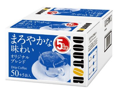 ドリップコーヒーオリジナルブレンド７ｇ×５０袋（５袋増量）