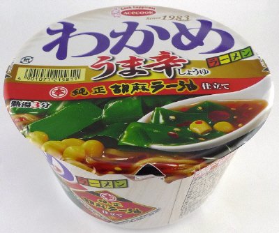 わかめラーメン　うま辛しょうゆ