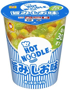 ホットヌードル　塩分オフ　旨みしお味