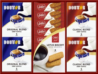 ドトール　ドリップコーヒー・ロータスビスケット詰合せギフト