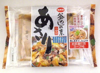 釜めしの素あさり　お茶漬け用スープ付