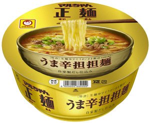 マルちゃん正麺　カップ　うま辛担担麺