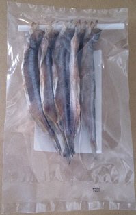 釧路産天日干し本ししゃも