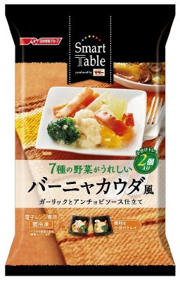 Ｓｍａｒｔ　Ｔａｂｌｅ　７種の野菜がうれしい　バーニャカウダ風ガーリックとアンチョビソース仕立て(19春)