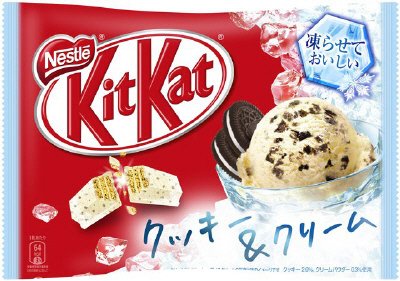キットカットミニ　凍らせておいしいクッキー＆クリーム