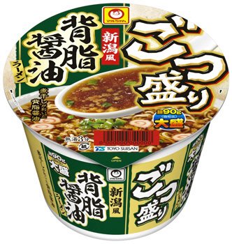 ごつ盛り　新潟風　背脂醤油ラーメン