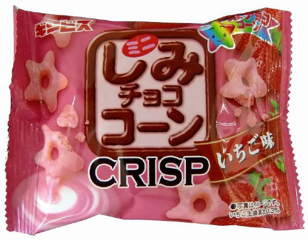 ミニしみチョココーンクリスプ　いちご味