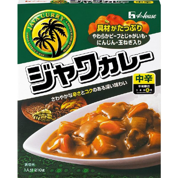レトルトジャワカレー　中辛