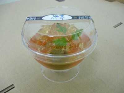 梅酒ゼリーとミルクムース