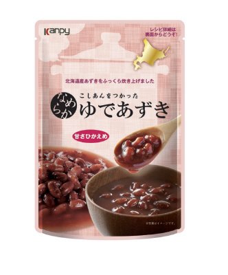 カンピー　なめらかゆであずき甘さひかえめパウチ