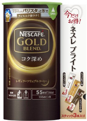 ゴールドブレンド　コク深め　エコ＆システムパック　ブライトスティック付き