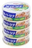 ライトツナフレークひまわり油使用４缶シュリンク